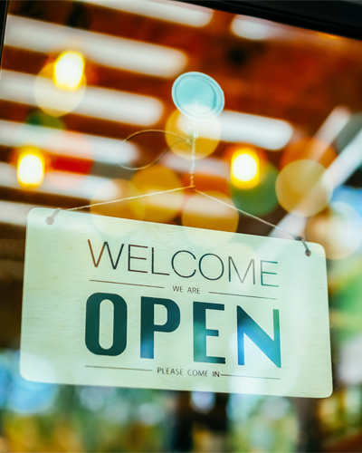 Local SEO - Business Open Sign - Show Up Online